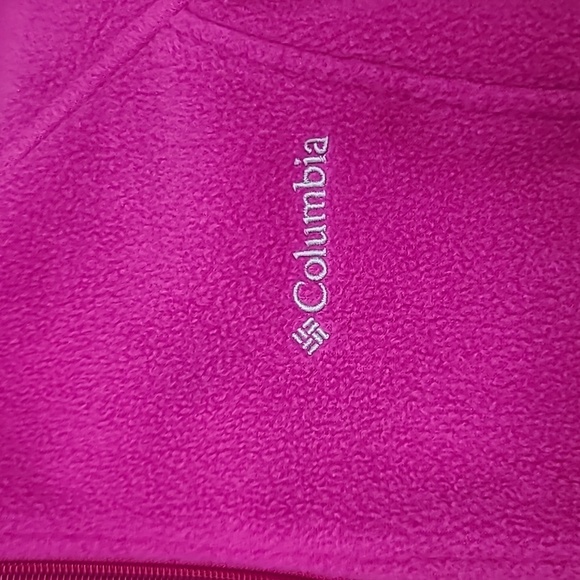 Columbia June Lake Fleece Long Sleeve Outdoor/Activewear Jacket in Fuchsia - Picture 9 of 17